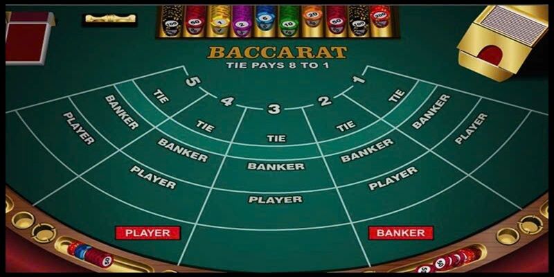 Thuật ngữ Baccarat với 3 ô cược chủ yếu